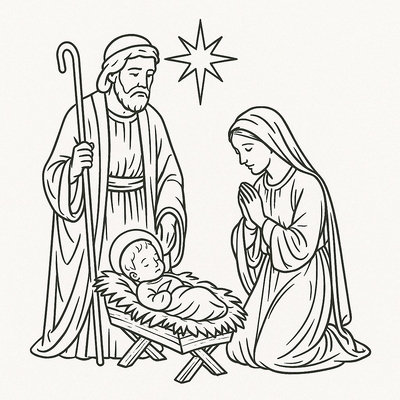 Meaningful Christmas Nativity Coloring Pages for Kids 2026