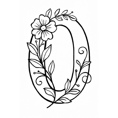 Number 0 Coloring Pages for Kids 2026 – PDF Images