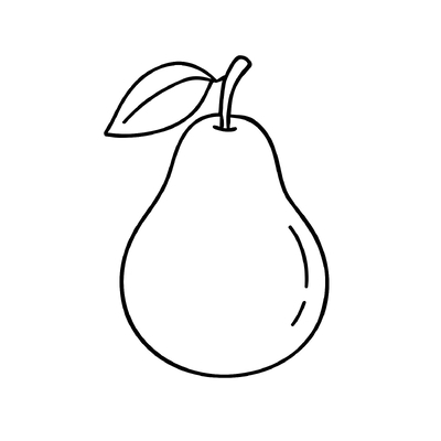 Pear Coloring Pages for Kids 2026 – Lively PDF Images