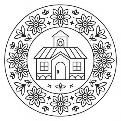 Preschool Building Coloring Pages for Kids 2026 – Easy to Download