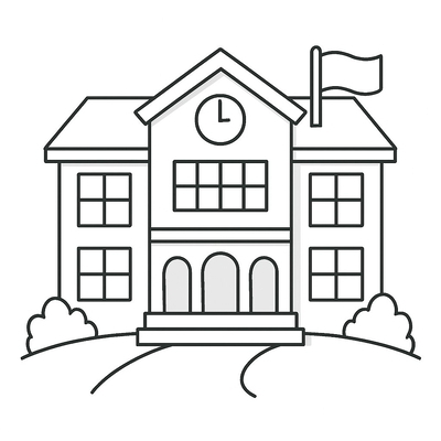 Preschool Building Coloring Pages for Kids 2026 – Easy to Download
