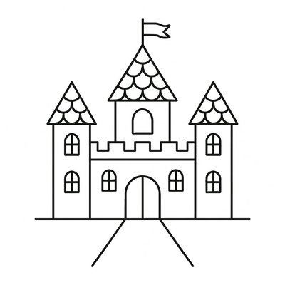 Preschool Building Coloring Pages for Kids 2026 – Easy to Download