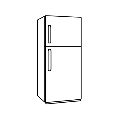 Refrigerator Coloring Pages for Kids 2026 – Free