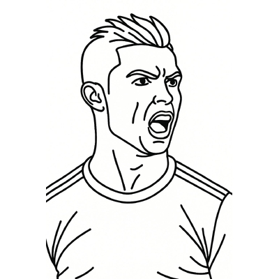 Ronaldo Coloring Pages for Kids 2026