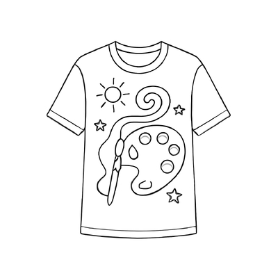 Shirt Coloring Pages for Kids 2026 – Free