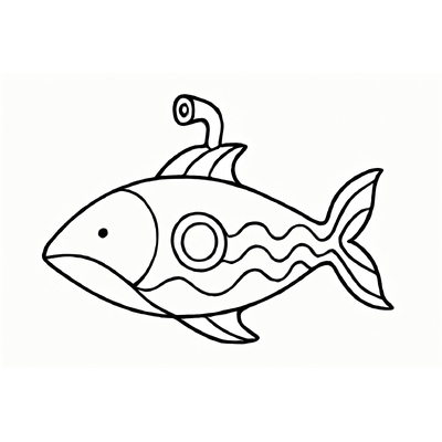 Submarine Coloring Pages for Kids 2026 – Free