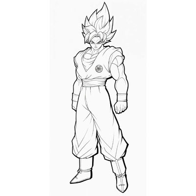 Super Cool Goku Coloring Pages – Free Printable Goku Sheets for Kids