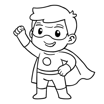 Superhero Coloring Pages for Kids 2026 – PDF Images