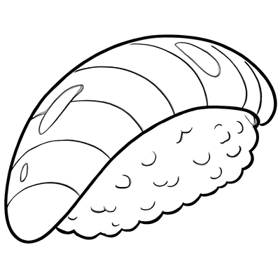 Sushi Coloring Pages for Kids 2026 – PDF Images