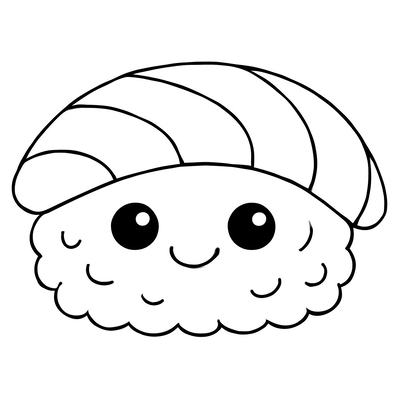 Sushi Coloring Pages for Kids 2026 – PDF Images
