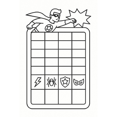 Timetable Coloring Pages for Kids 2026 – PDF Images