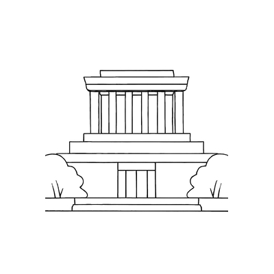 Wide Coloring Pages of Ho Chi Minh Mausoleum for Kids – Beautiful 2026