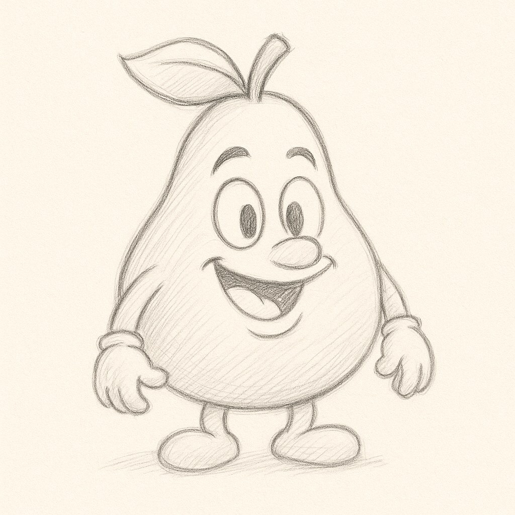 Natural Hand-Drawn Sketch Style