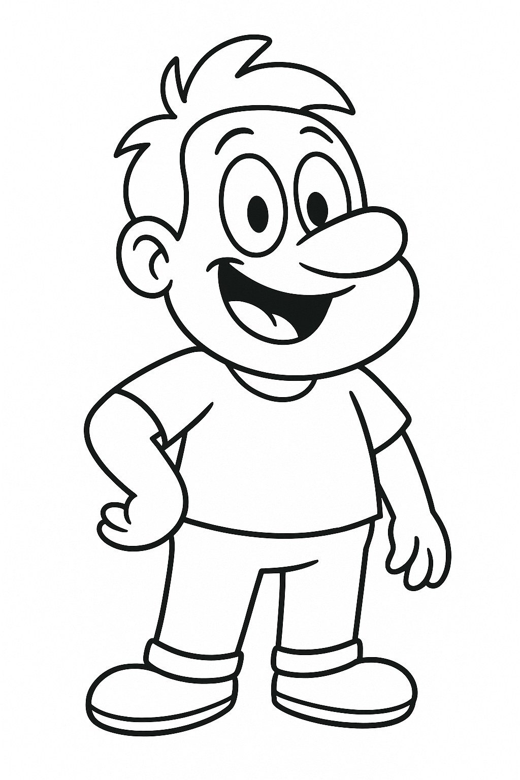 Modern American Cartoon Style