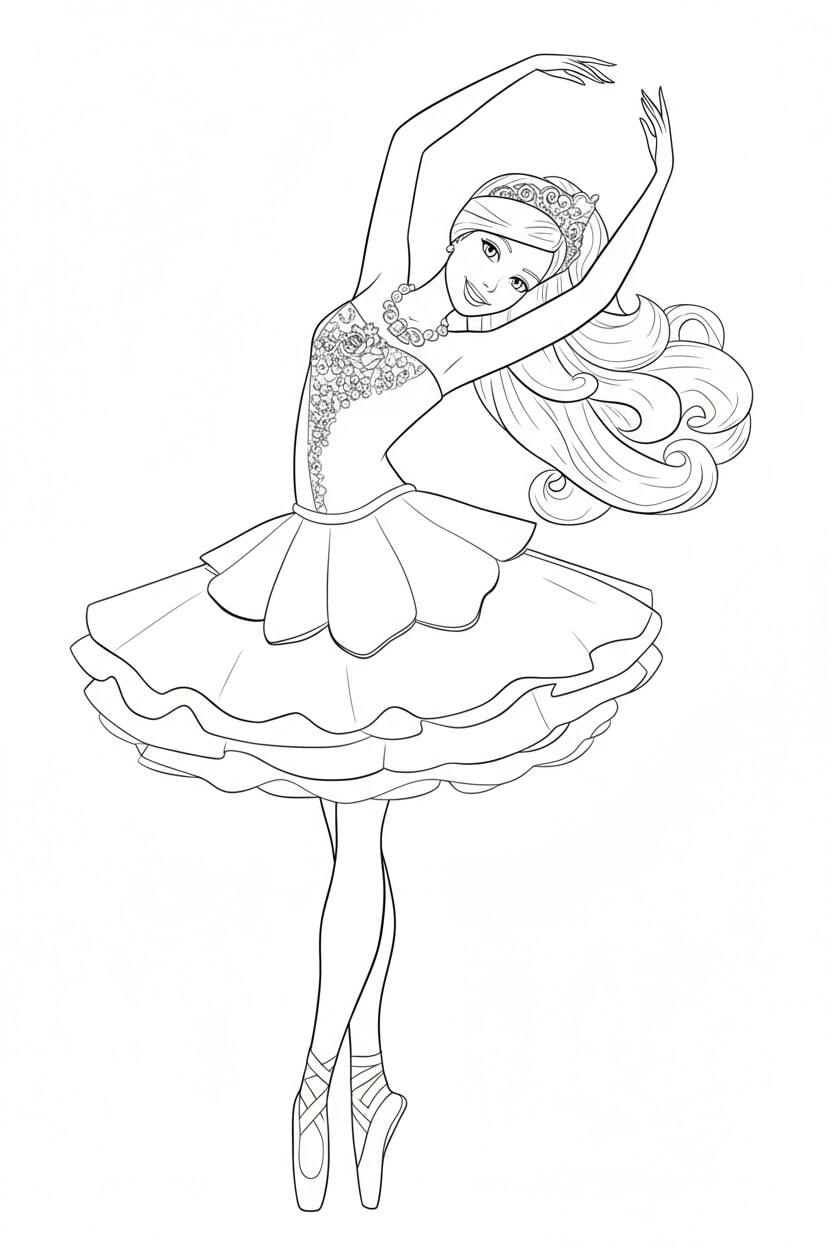 Barbie the Ballet Dancer Spinning Gracefully
