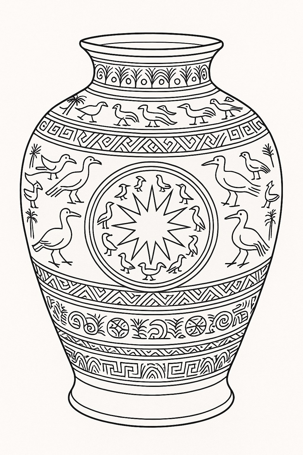 Vietnamese Folk Patterned Ceramics