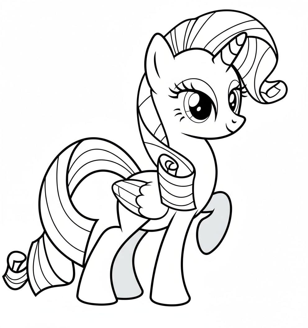 The cheerful and adorable Pony Pinkie Pie