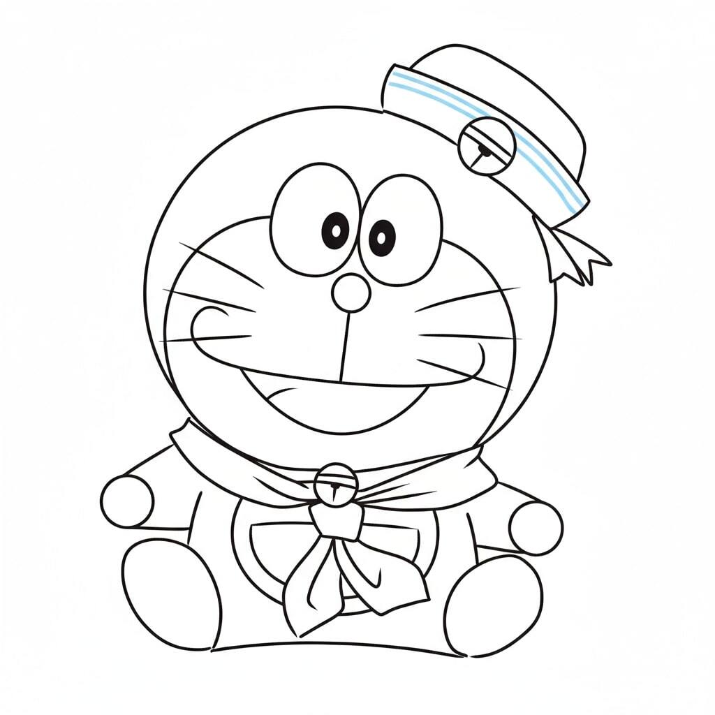 Doraemon looking super cute and adorable