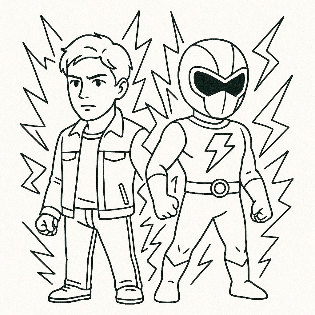 Thunder Dragon Shapeshifter Superhero