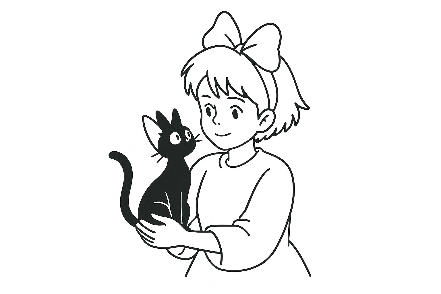 Kiki and Jiji the Cat