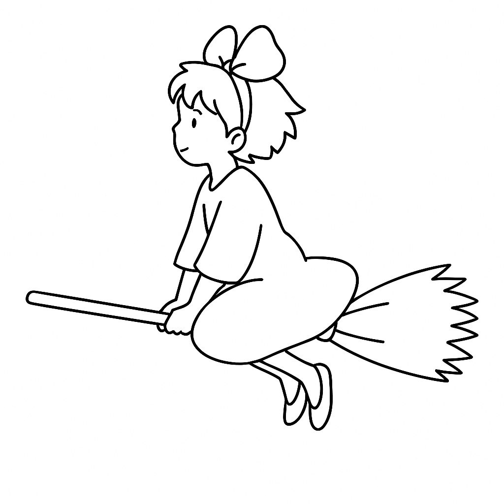 Kiki Coloring Pages for Kids to Explore a Magical World 2026