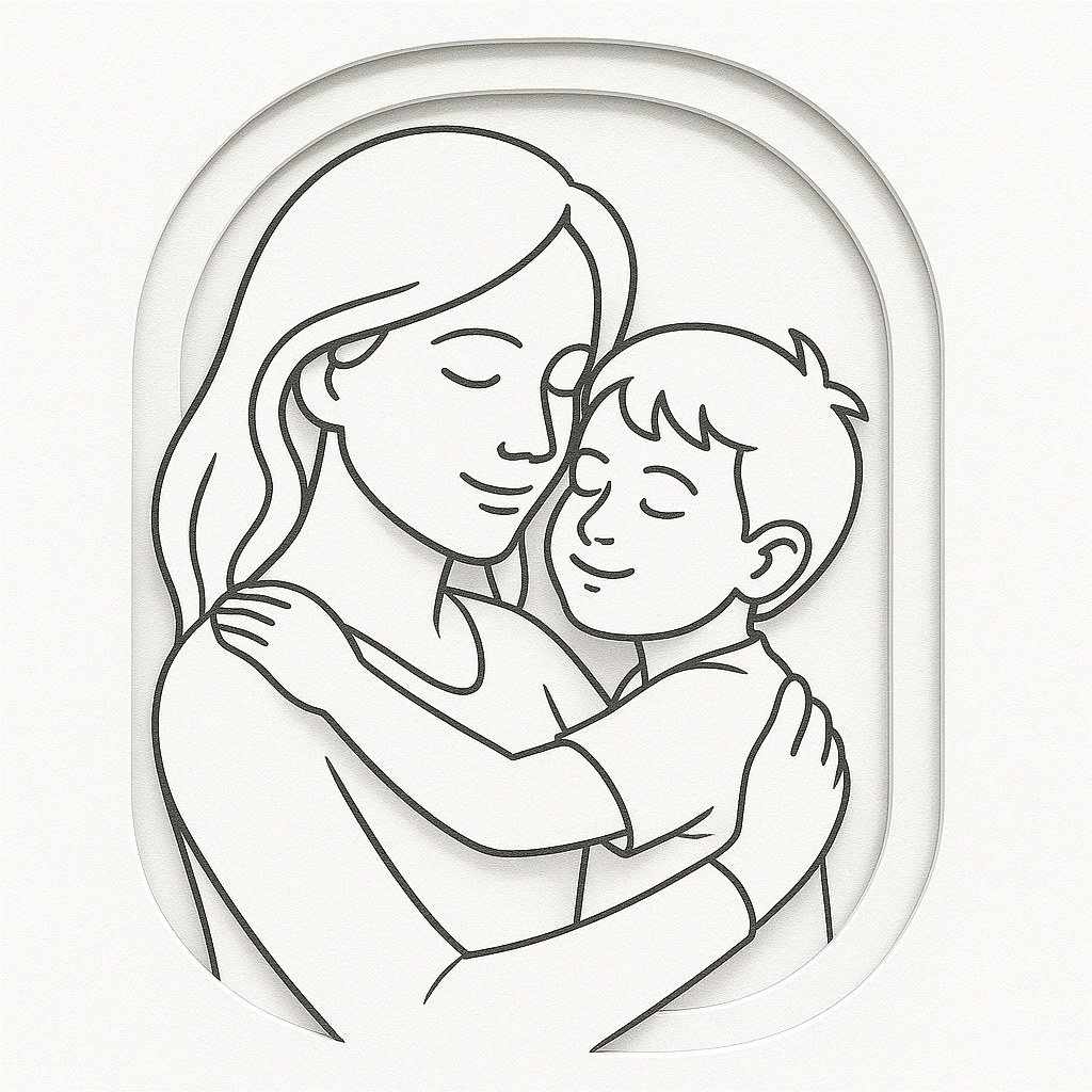 Meaningful Mother-and-Child Coloring Pages for Kids 2026