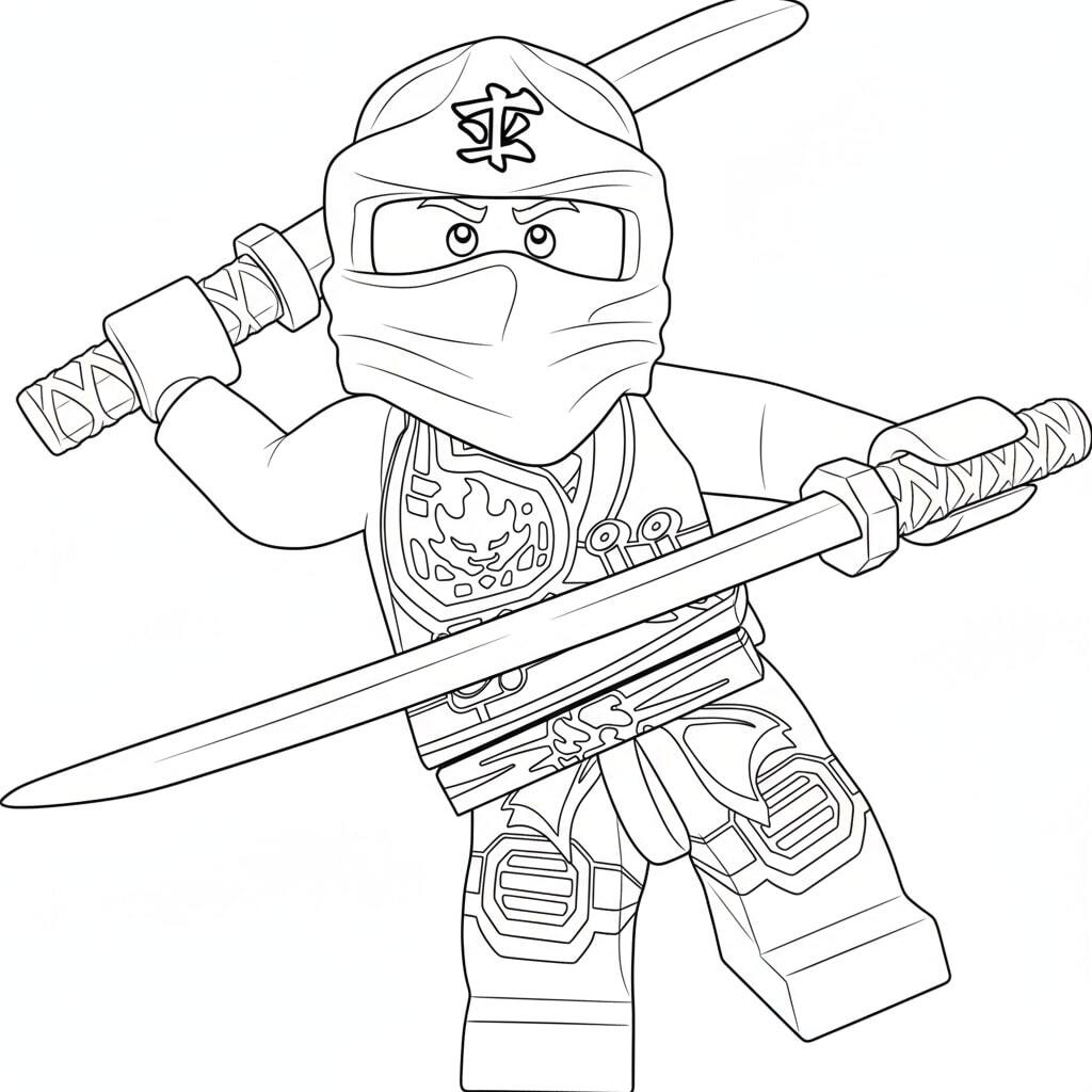 Ninjago Jay with a Blue Electric Sword