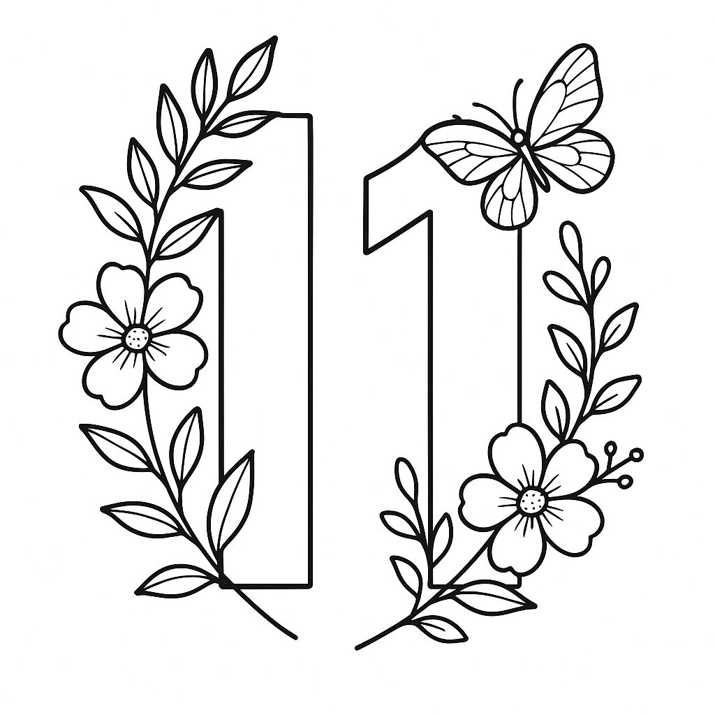 Floral Number 11