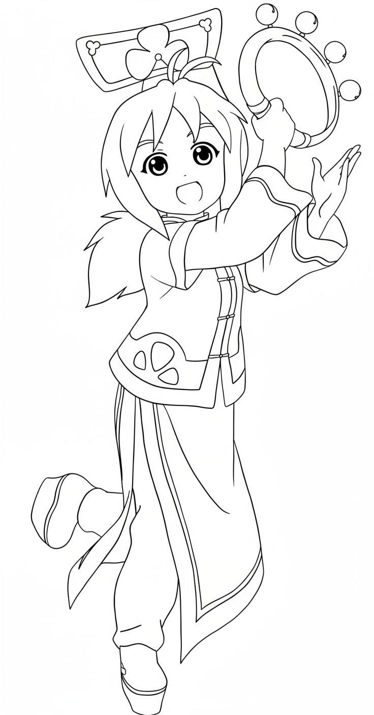 Princess Ori Dancing at the Spring Festival