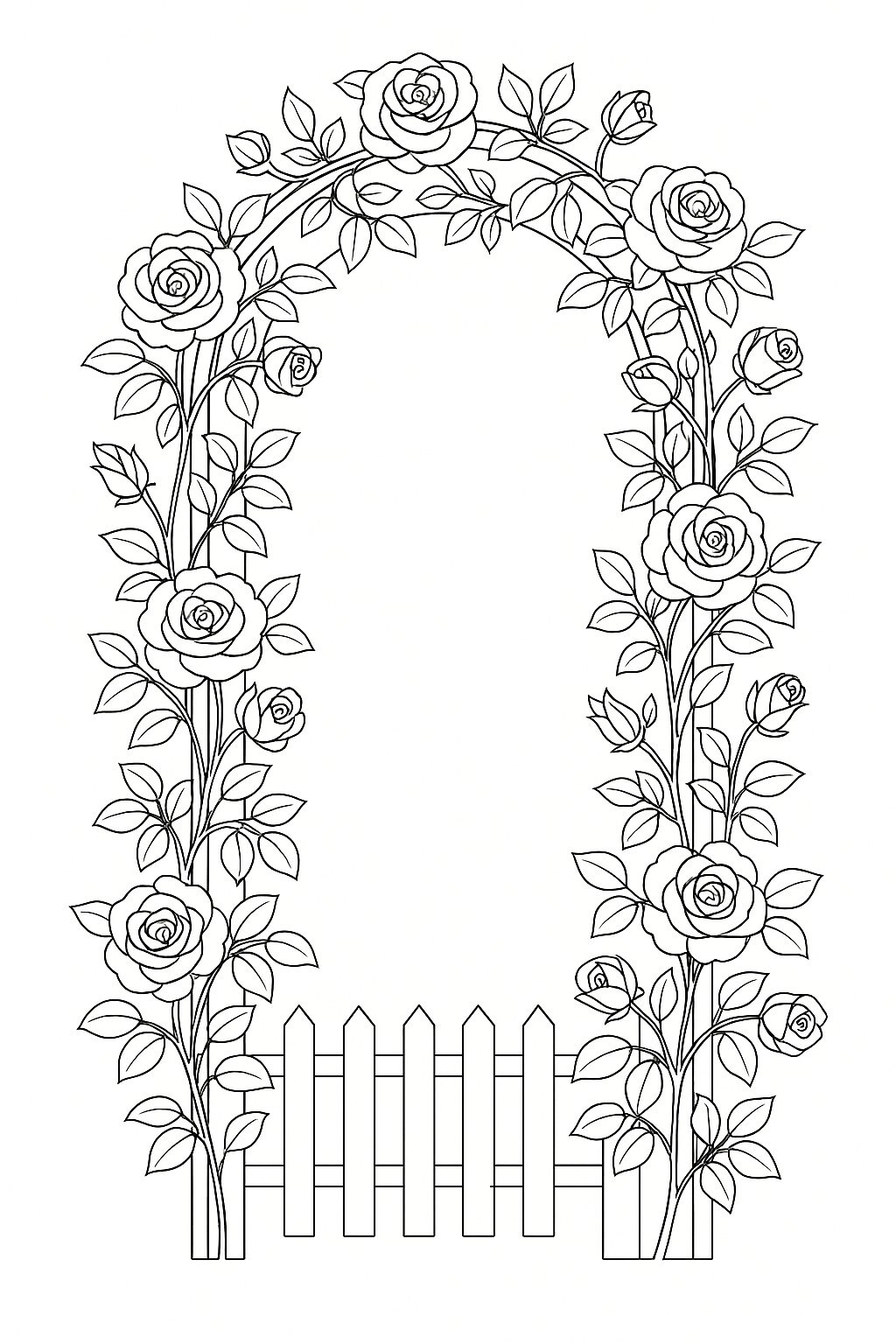 Rose Garden Coloring Pages for Kids to Inspire Creativity 2026