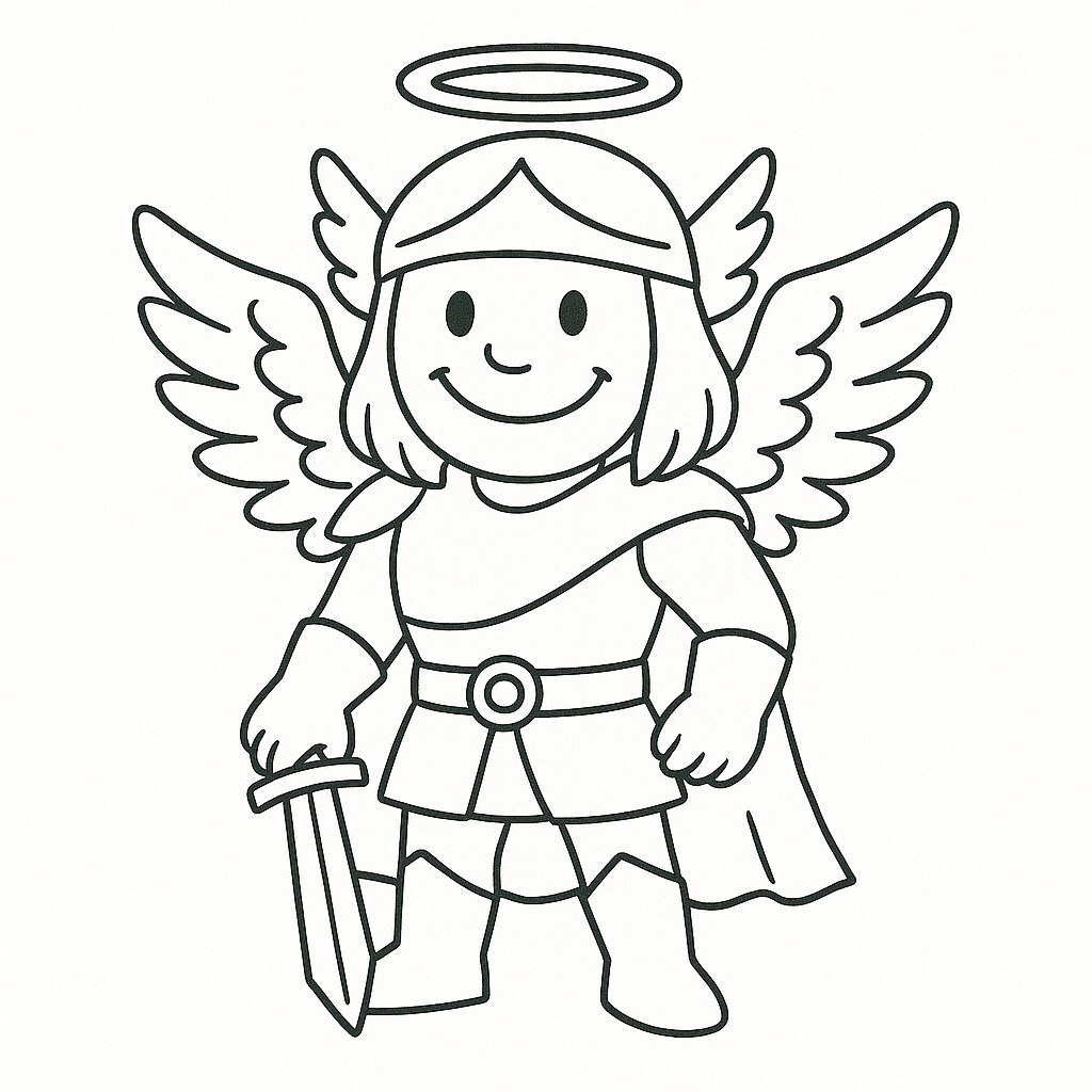 Mythical Smiling Warrior