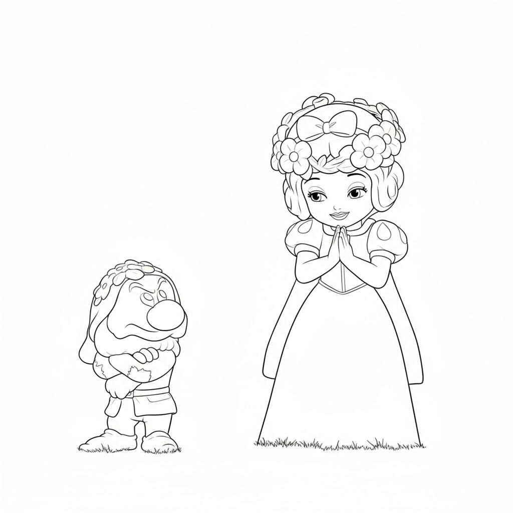 Snow White with the Little Dwarf