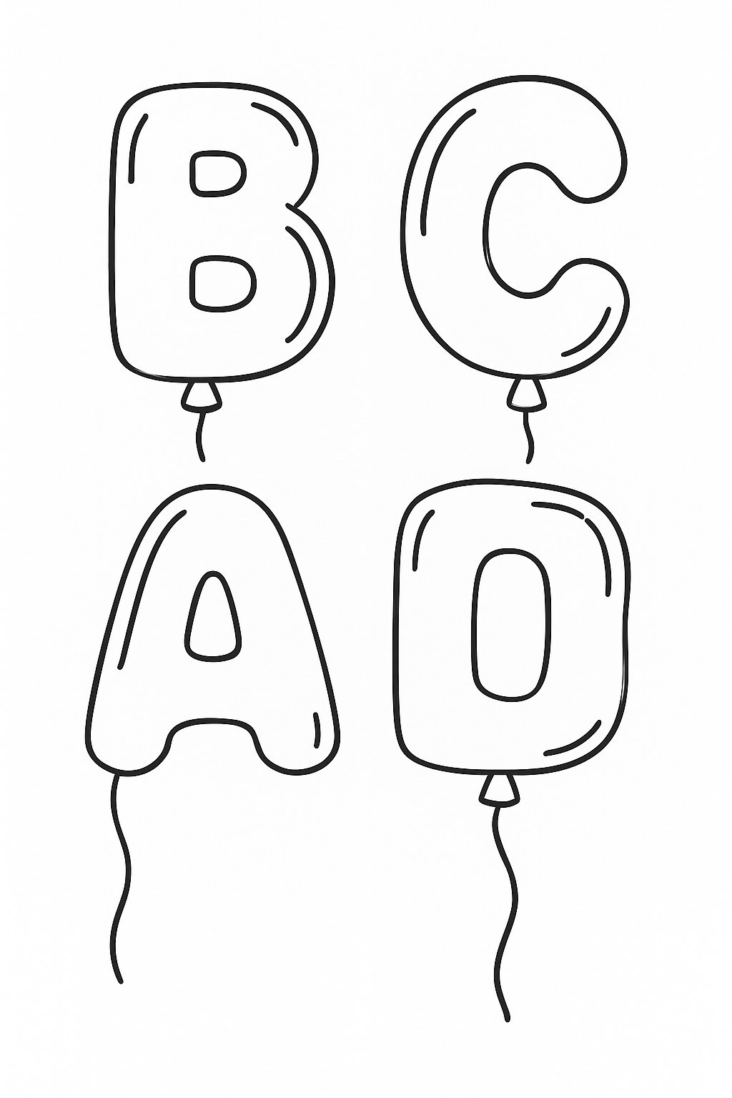 Letter Balloons