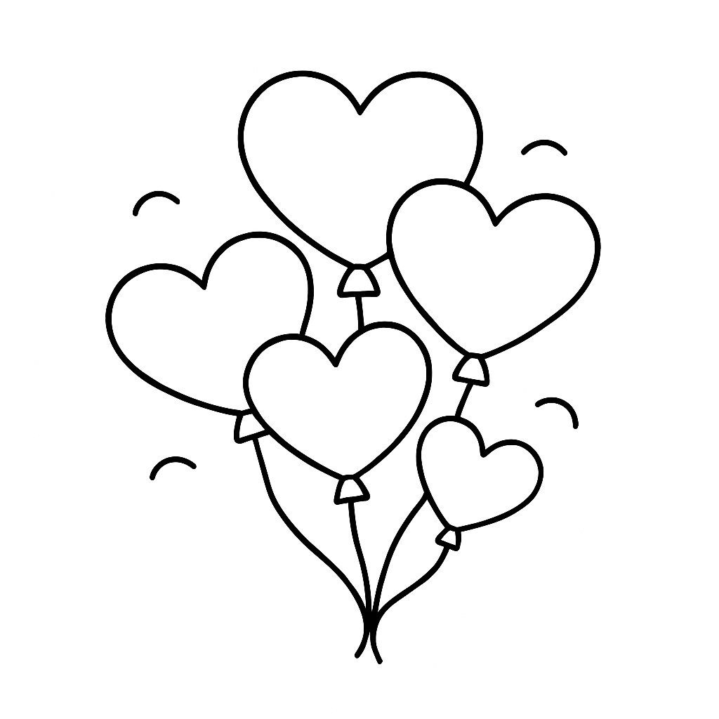 Romantic Heart Balloons