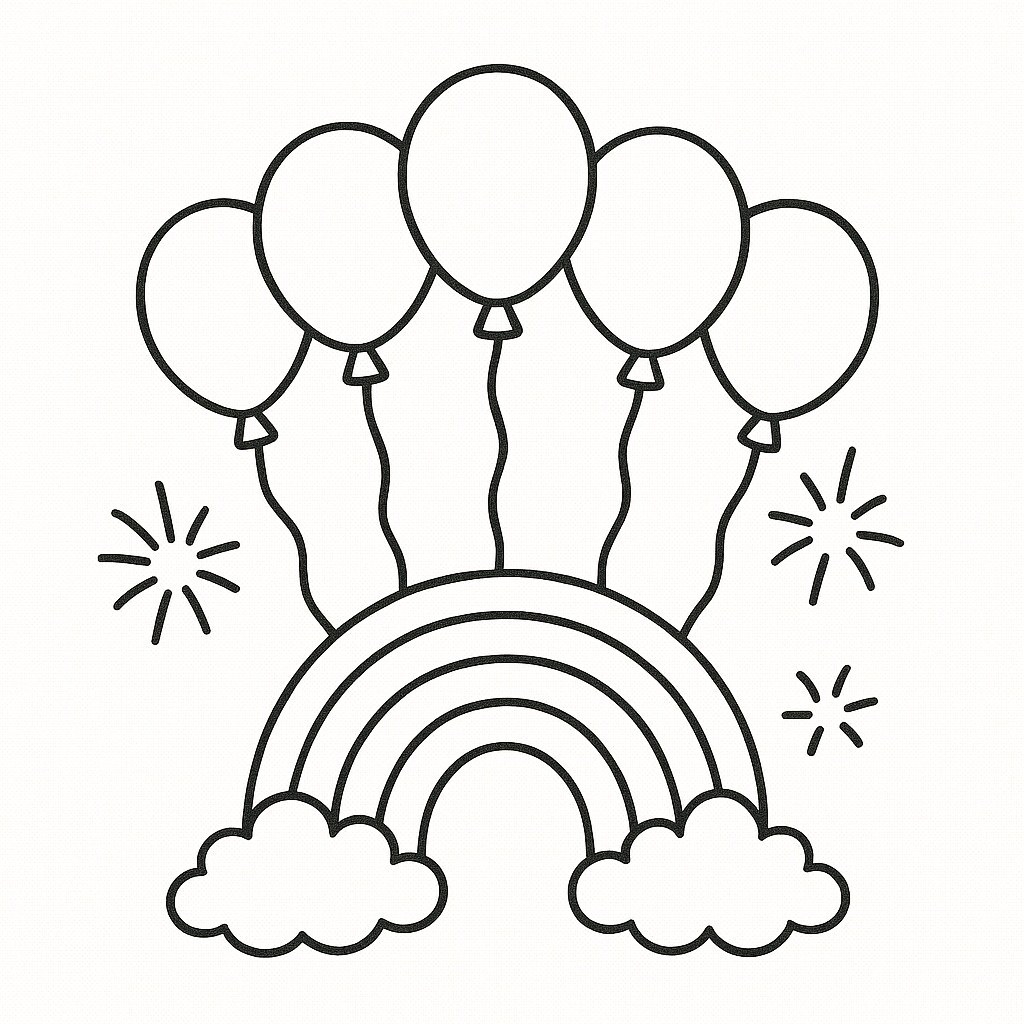 The Most Beautiful Balloon Coloring Pages for Kids 2026