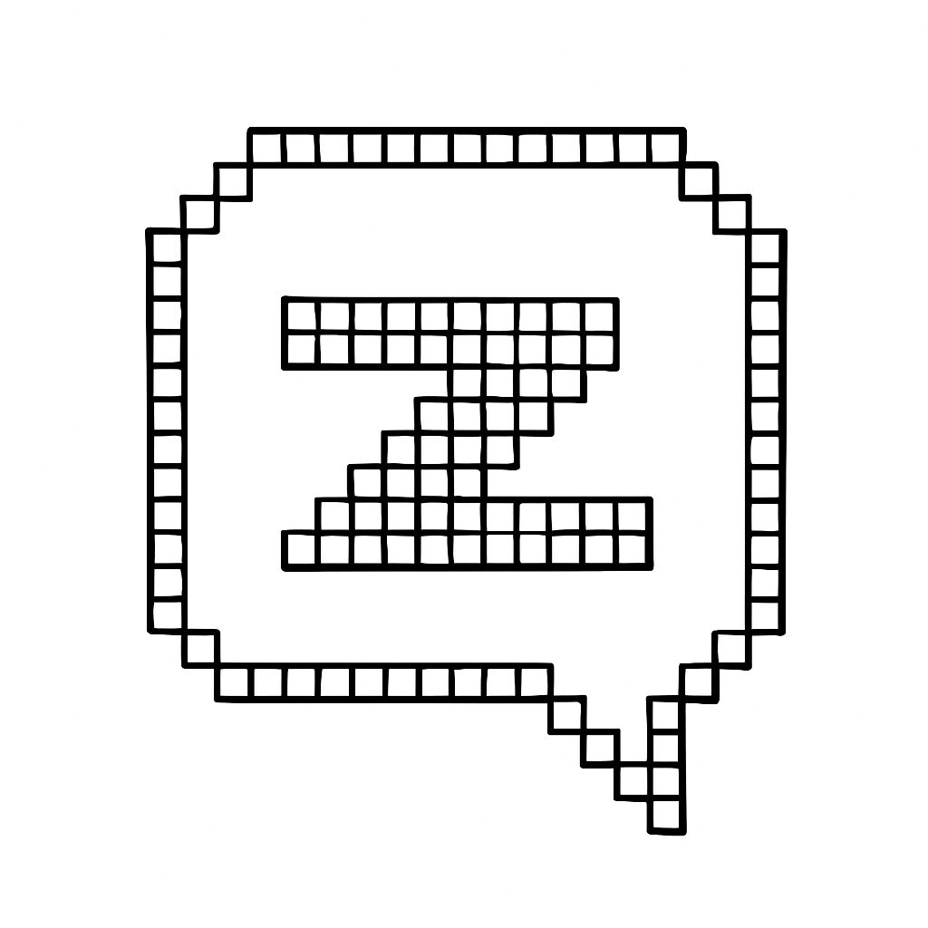 Zalo Pixel Letters