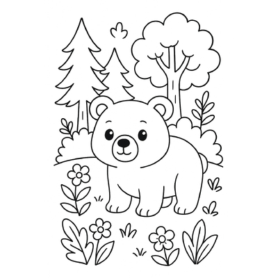Adorable Bear Coloring Pages for Kids to Inspire Creativity 2026