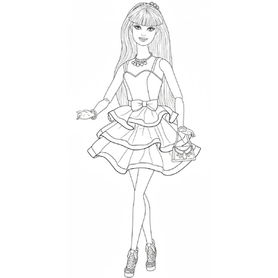 Barbie Dolls &amp; Princess Barbie Coloring Pages 2026 – Sparkling Sheets for Girls