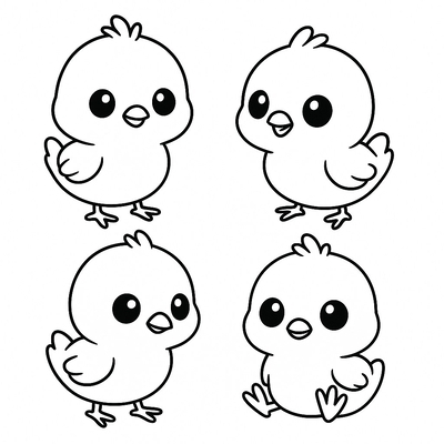 Chick Flock Coloring Pages for Kids to Learn and Create 2026