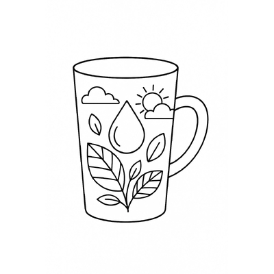 Cup Coloring Pages for Kids to Spark Creativity and Learning 2026