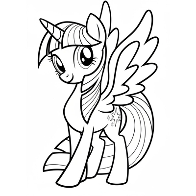 Cute Pony Coloring Pages Collection 2026 for Girls