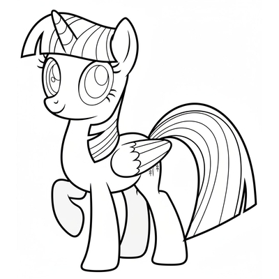 Cute Pony Coloring Pages Collection 2026 for Girls