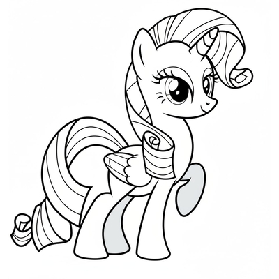 Cute Pony Coloring Pages Collection 2026 for Girls