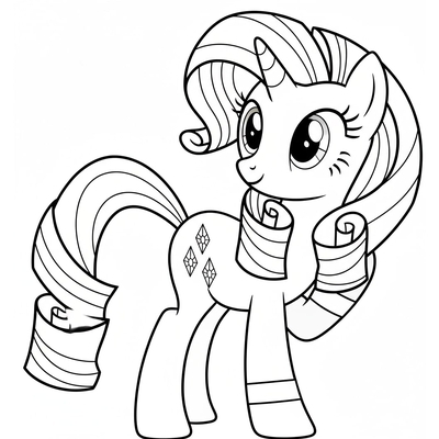 Cute Pony Coloring Pages Collection 2026 for Girls