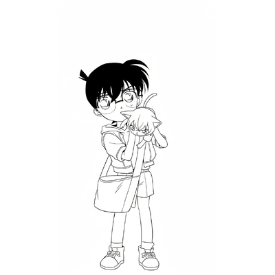 Detective Conan Coloring Pages – Perfect for Smart Boys