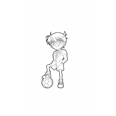 Detective Conan Coloring Pages – Perfect for Smart Boys