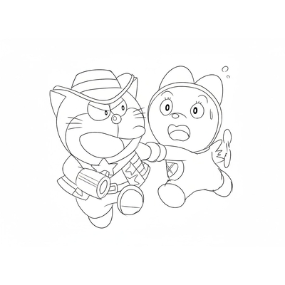 Doraemon and Friends Coloring Pages – Cute Sheets for Kids Learning to Color