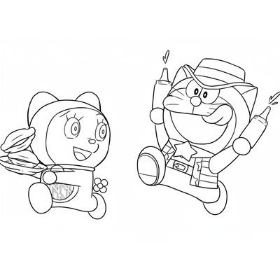 Doraemon and Friends Coloring Pages – Cute Sheets for Kids Learning to Color