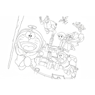 Doraemon and Friends Coloring Pages – Cute Sheets for Kids Learning to Color