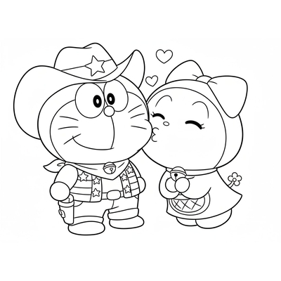 Doraemon and Friends Coloring Pages – Cute Sheets for Kids Learning to Color